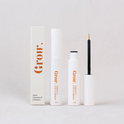 Sérum croissance cils et sourcils Grow France - cure 2 mois